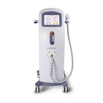 China Fiber diode hair removal 3 Wavelength Diode Laser Hair Removal System 755nm 808nm 1064nm Beauty Care Device for sale