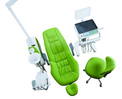 Chine Unité dentaire de chariot de mobile d'équipement de stomatologie de dossier de fonte d'aluminium à vendre