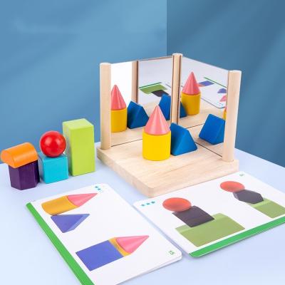 Chine Formez le miroir assorti de connaissance de couleur bloque les jouets de étude tôt pour 2 ans à vendre