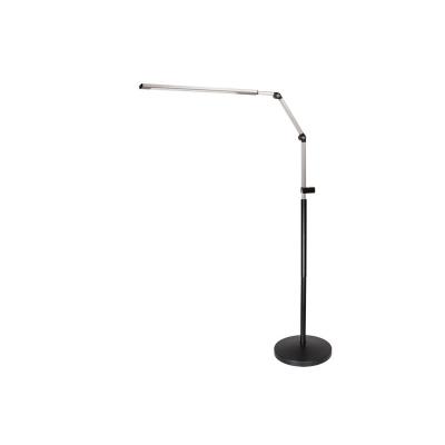 China Swing Arm Dimmable Aluminum LED Touch Switch Manicure Table Lamp With Floor for sale