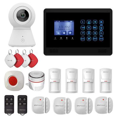China 4G Alarm Homesafe Security System Wifi Gateway Alarm System With IP Camera 1080P for sale