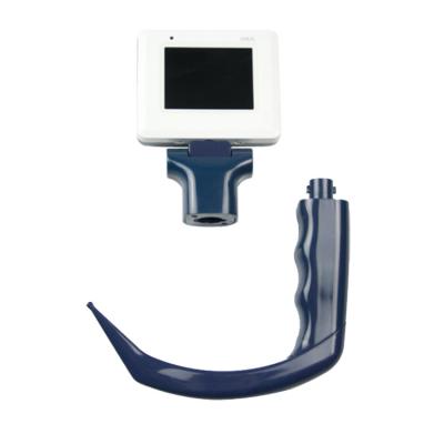 China Preço de fábrica de China para o laringoscópio video do preço baixo recarregável com a lâmina 3 reusável à venda