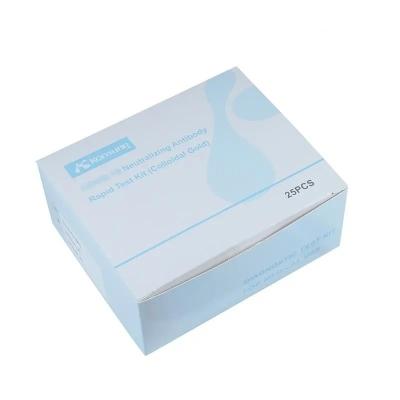 China Factory price for the COVID-19 Neutralizing Antigen Rapid Detection Kit Colloidal Gold for sale