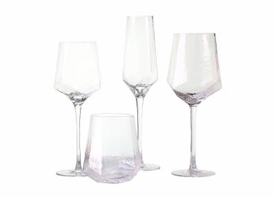 China 590ml Food Grade Lead Free Crystal Wine Glasses With Customized Logo for sale
