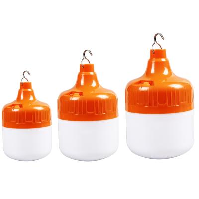 China Rechargeable DC Emergency LED Bulb Light For Fishing Camping With Battery for sale