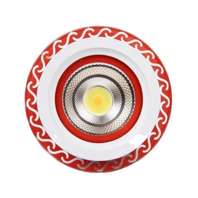 China Coloful Glass 6W 9W Flat Panel LED Lights High Rendering SMD2835 for sale