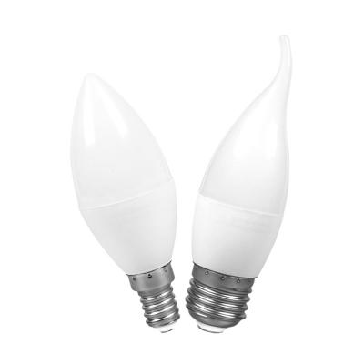 China 6500K E27 E14 3W 5W 7W LED Candle Bulb Light For Indoor for sale