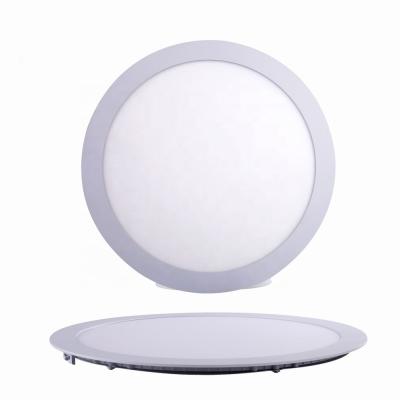 China Recessed Ceiling Round LED Flat Panel Light Antirust Aluminum Alloy for sale