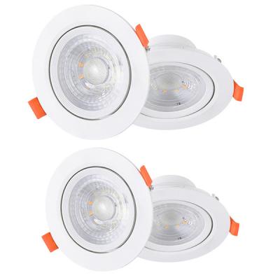 China Outdoor Round Cob Ceiling Downlight , 2inch Waterproof Recessed LED Downlight for sale