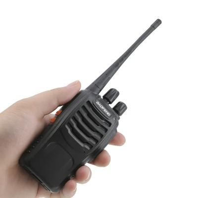 China Portable DC 3.7V 2 Way Walkie Talkie , Practical UHF Hand Held Radio Bf-888S for sale
