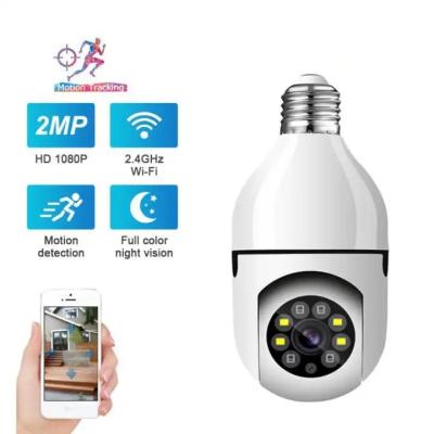 Cina Videocamera di sicurezza all'aperto della lampadina di CMOS, macchina fotografica astuta di WiFi della lampadina da 360 gradi in vendita