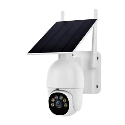 China Waterproof IP65 Solar Panel Security Camera CCTV Wireless IP Battery for sale