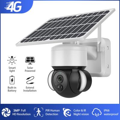 China Weatherproof Durable 4G Outdoor Camera Solar , Practical Solar Powered 4G CCTV Camera for sale