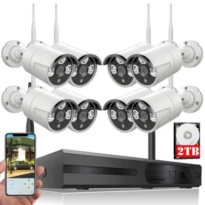 China NVR HD 8CH WiFi Wireless Camera System 1080P Outdoor Indoor CMOS for sale