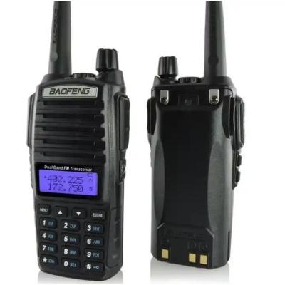 China 8W Dual Band Security Walkie Talkie , UV82 BAOFENG Lightweight Two Way Radio for sale
