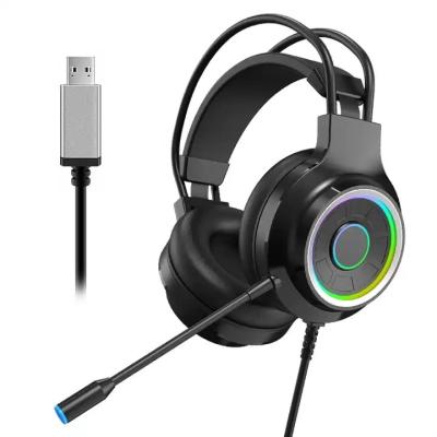 China OEM Head-Mounted Gaming Headset 7.1 Listening To Sound, Position Identification, Sound-Absorbing And Noise-Cancelling Ga for sale