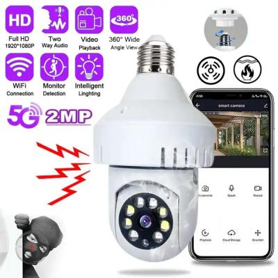 China V380 Pro E27 1080P Smart Light Bulb Camera With Smoke Detection Alarm Function Night Vision for sale