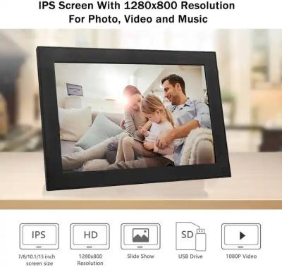 China 12 Inch 1280x800 Electronic Photo Album Digital Photo for sale