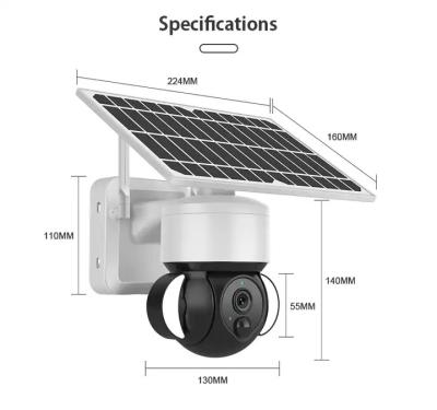 China 4G Outdoor Solar IP Security Wifi IP Camera-Weatherproof for sale