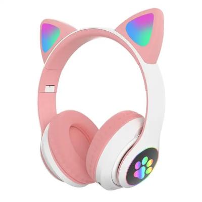 中国 Hot Sale Cat Ear B39 LED Headphones Bt 5.0 Headsets 販売のため