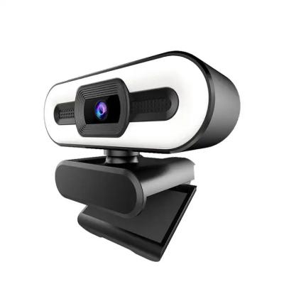 China HD 1080P 2K 4K Webcam Auto Focus Fill Light Web Camera With Microphone Live Broadcast USB Computer PC Web Cam à venda