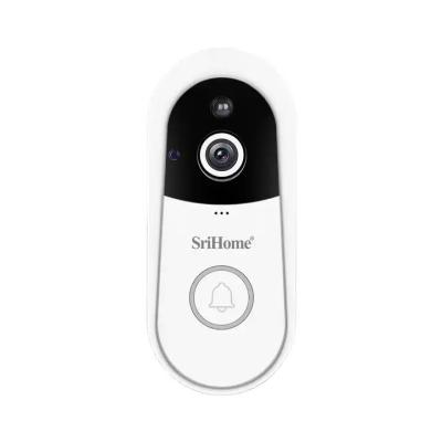 China Two-way Audio Smart Ringtone Reminder PIR Remote Monitoring Doorbell Battery Wireless Camera for sale