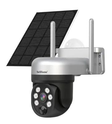 中国 Waterproof Outdoor IP65 Wireless Wifi 4MP Solar Panel Power PIR Battery Security Camera Human Detection 2-Way Audio 販売のため
