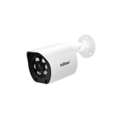 China 5MP Full Color Night Vision Waterpoof Cctv IP Surveillance Security IR LED Outdoor Bullet PoE Camera With Auto-Tracking for sale