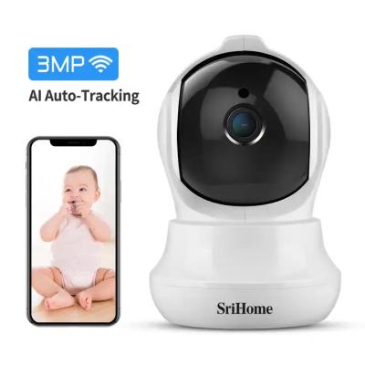 Chine Indoor Security Phone Push Alarm Notification Network Camera Built-In Micro Two Ways Audio PTZ Camera à vendre