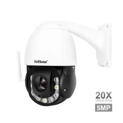 China 5MP 20x Zoom High Speed Monitor Wireless Wifi Outdoor CCTV Security Camera System PTZ Camera for sale