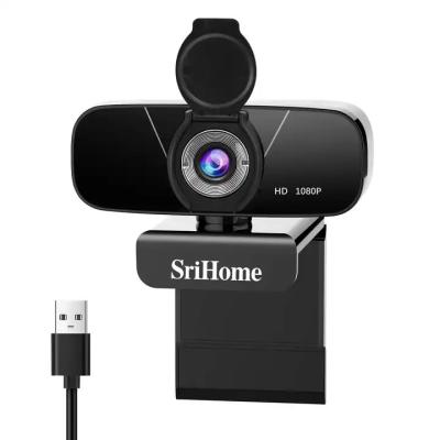 中国 1080P Webcam With Dual Microphone Privacy Cover - Auto Focus Computer Camera Laptop Desktop USB PC Web Cam 販売のため