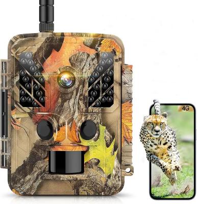 Chine 36MP 4G Cellular Wild Game Trail Camera Traps With No Glow Wide Angel Lens For Hunting à vendre