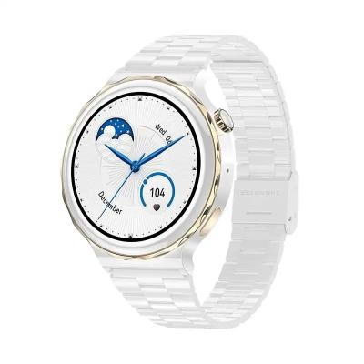 China HK43 Lady Fashion NFC BT Call Smart Watch Bracelet Health Tracker Heart Rate Music Women Te koop