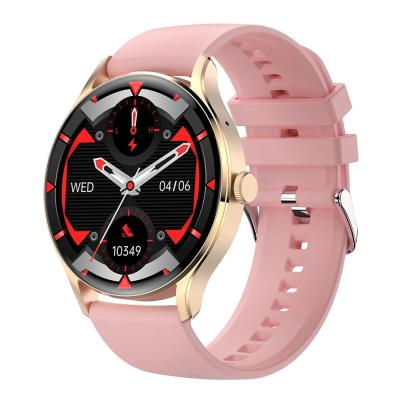 China Smart Watch HD Display Stainless Steel Body BT Call Voice Assistant Round Smartwatch For Men Women à venda