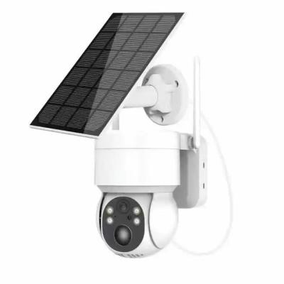 China Low-Power Consumption Solar IP Camera 4MP ICsee Outdoor  Security Cameras Wifi Surveillance Night Vision Motion Detect for sale