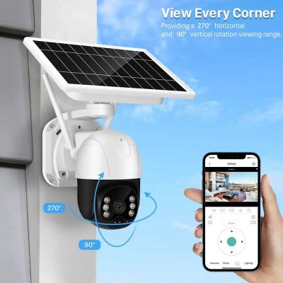 China Surveillance Camera Security Protection Solar Panel Security Camera 4g Solar Camera Support ICsee for sale