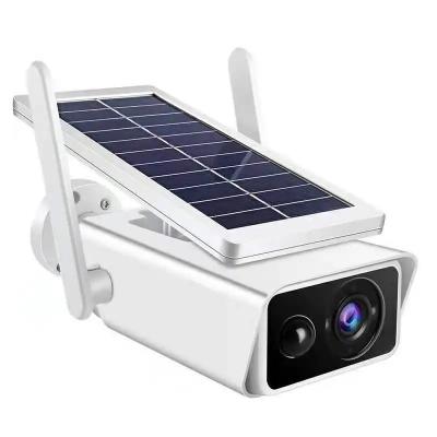 China Solar Panel Motion Detection Siren Alarm 1080p Pt Smart Wire-Free 4g Outdoor Camera for sale