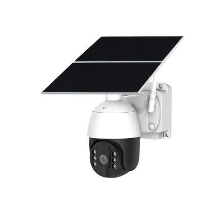 China SL100 Solar Powered Cctv Camera Hd 2mp Wifi PIR Outdoor 24 Hours Surveillance Night Vision Ip Security Camera for sale