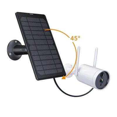 中国 Solar Security Camera  Night Vision Outdoor Camera For IP65 Home Rechargeable Battery WiFi Motion Detection Camera 販売のため