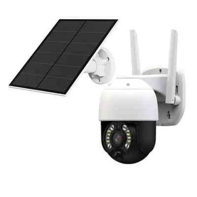 Chine 3MP basse puissance Icsee PIR Ptz caméra extérieure sans fil système de batterie solaire caméra de sécurité IP Wifi à vendre