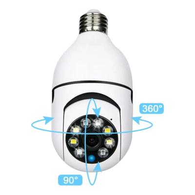 China 1080P Indoor Night 360 TUYA Wifi CCCTV Wireless Camera E27 Dome Socket One Way Audio for sale