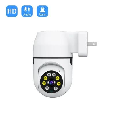 China WiFi Socket CCTV Camera Wireless WIFI Security Compact Home Indoor Security Camera en venta