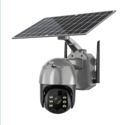 China Wifi Security Solar CCTV Home IP Camera With Memory And Power Backup Speaker for sale