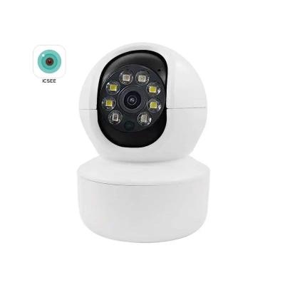 중국 Icsee App Camera Smart Pan Tilt Full HD 3MP Wireless Ip Camera Indoor Wifi CCTV Camera Baby Home Security Color At Night 판매용