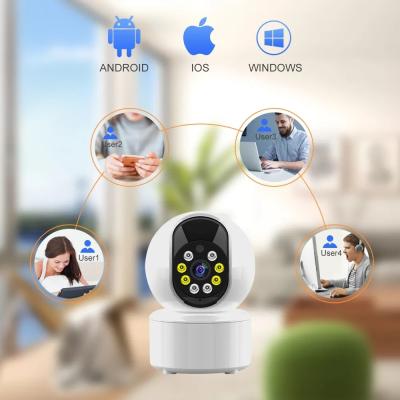 Cina 2MP IP Camera Tuya Smart Home Indoor WiFi Wireless Surveillance Camera Automatic Tracking CCTV Security Baby Pet Monitor in vendita
