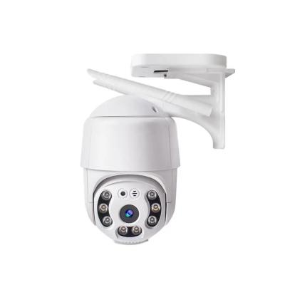 China Visión nocturna de color completo 2MP cámara de banda doble CCTV WIFI 2.4G + 5G PTZ cámara IP inalámbrica al aire libre en venta