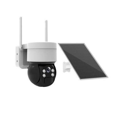 중국 3MP WIFI 4G Solar Powered Camera PTZ CCTV Camera With SIM Card Human Detection Solar Camera Outdoor 판매용
