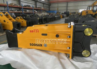China Aushubmaschinen 30-45 Tonnen Hydraulischer Bruchhammer Assy Soosan SB131 SB121 SB81 SB50 SB45 SB43 zu verkaufen