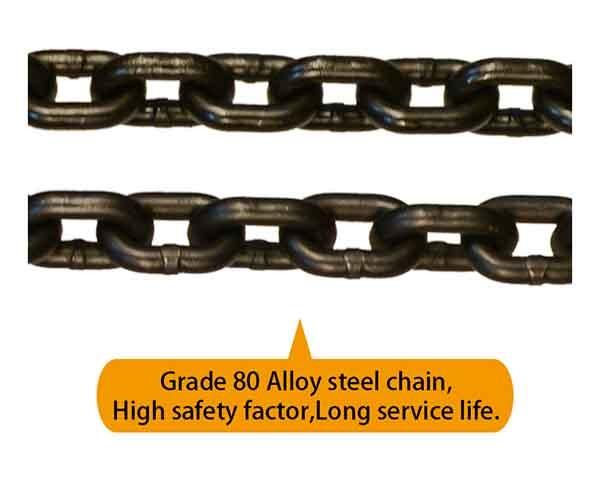 Quality JTVL 3/4 Ton Lever Hoist Roller Chain Block Double Pawl Brake System for sale