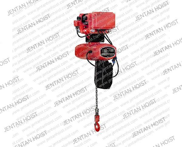 Quality OEM 2 Ton Electric Chain Pulley Hoist With Trolley 3.5Kw for sale